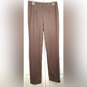 Seductive Sabrina Pants Size 32 (US 2) Geo Print Slim Stretch Trousers NWT $360